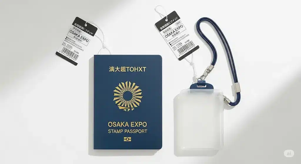 ⑤スタンプパスポートとネックストラップクリアケースの値段は?『大阪万博 スタンプ パスポート どこで買う 買える販売場所』
