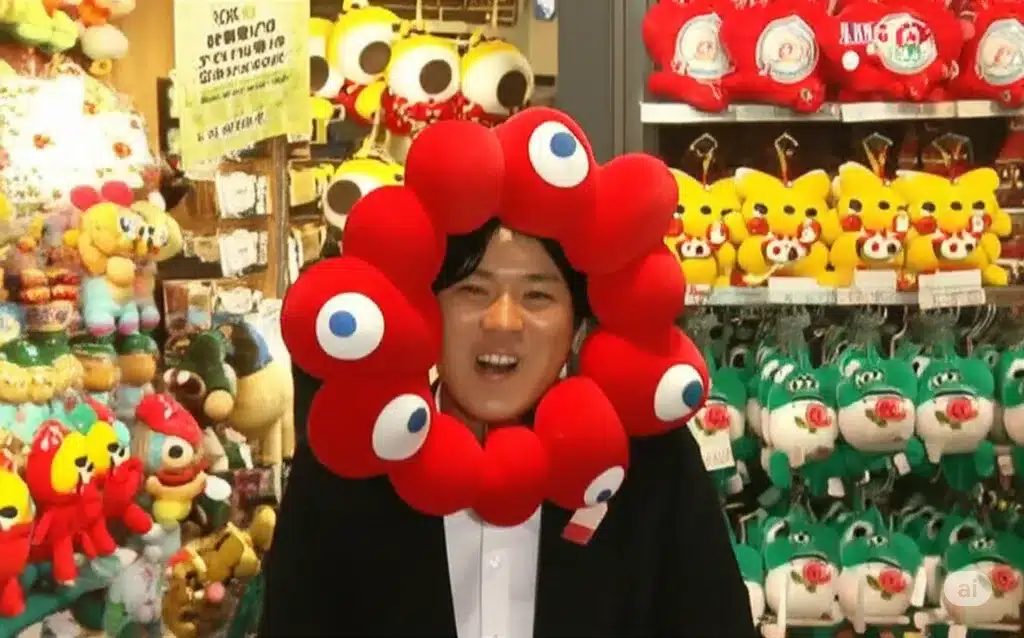 ⑨ミャクミャクの被り物はどこで売ってる?『ミャクミャク グッズ 被り物 (かぶりもの) 販売』