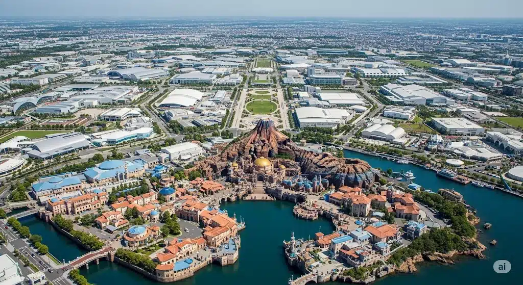 ⑧東京ディズニーシーの広さと比較してみよう『大阪万博 広さ 東京ドーム何個分 ディズニー 比較』