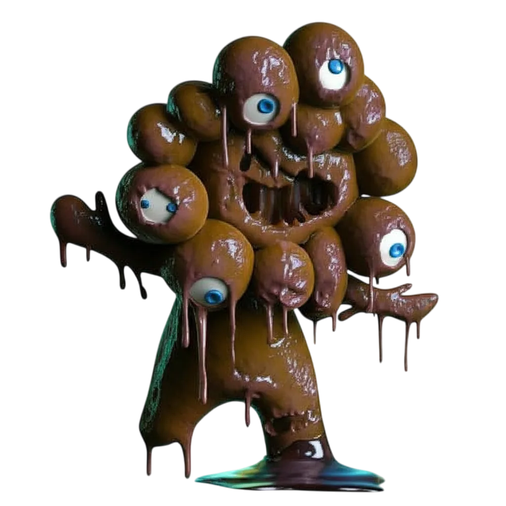 ⑩ゾンビミャクミャク『ミャクミャク 高画質 背景透過 画像 待ち受け 壁紙 フリー素材』