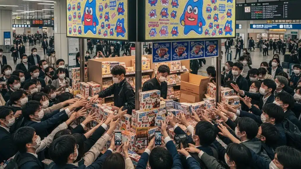 ⑩大阪駅・新大阪駅は狙い目スポット『ミャクミャクマンチョコ 再販 売り切れ 販売店』