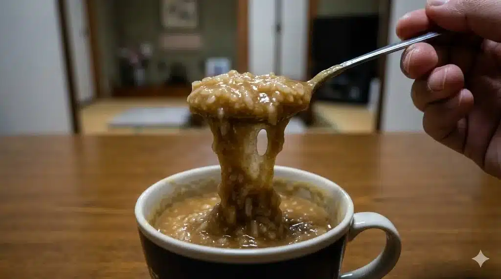 ④ドロドロ食感はまずい？苦手の理由『みそきん メシ まずい 口コミ 評価』