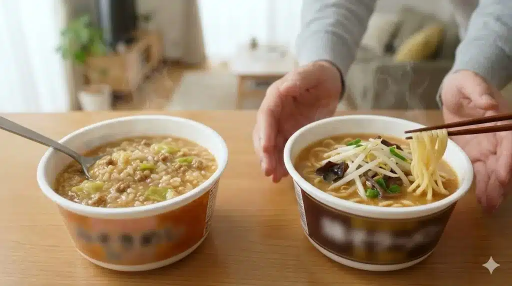 ⑥ラーメンとどっちがうまいか徹底比較『みそきん メシ まずい 口コミ 評価』