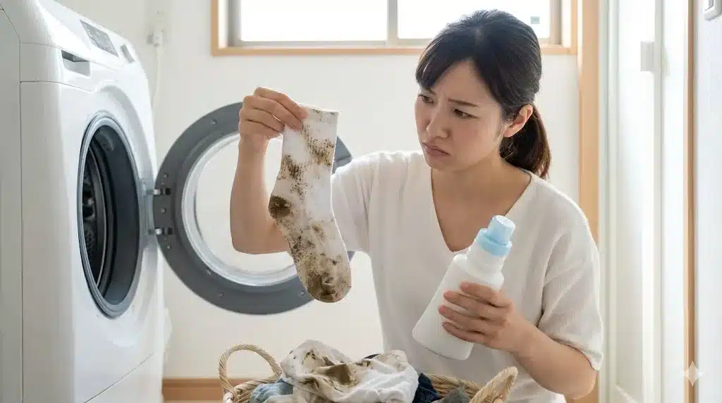 ⑤汚れが落ちない？アタックゼロの洗浄力に関する評価『アタックゼロ 評判悪い グリーンライフ 口コミ 部屋干し違い』