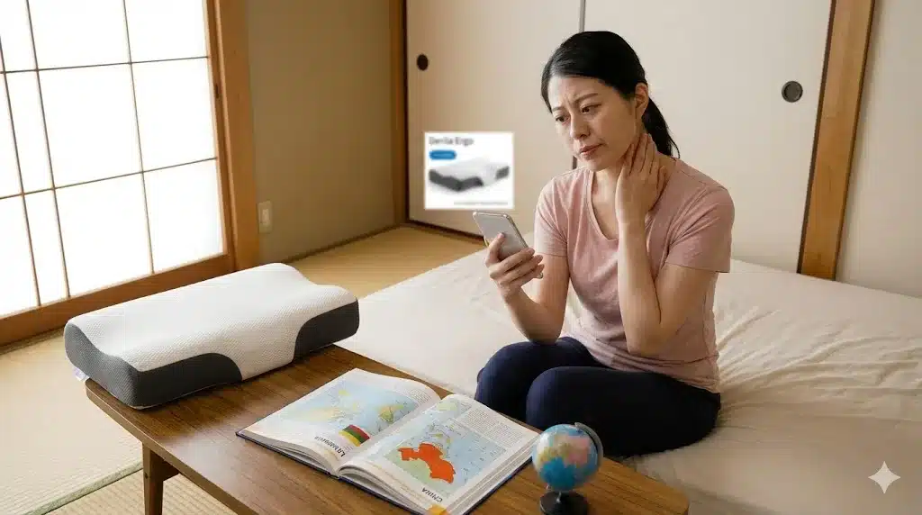 ②Derila Ergoデリラエルゴどこの国?枕の口コミ評判『derila ergo デリラエルゴ 枕 口コミ 評判 どこの国 公式サイト』