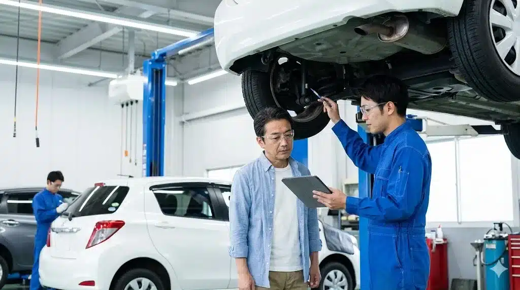 ⑪時間は本当に45分？当日の流れと立会い車検『車検の速太郎 評判 悪い 口コミ デメリット』