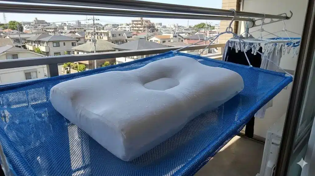 ⑤昭和西川女神の無重力まくらの洗濯方法と洗い方『コストコ 昭和西川女神の無重力枕(まくら)の口コミ 評判』
