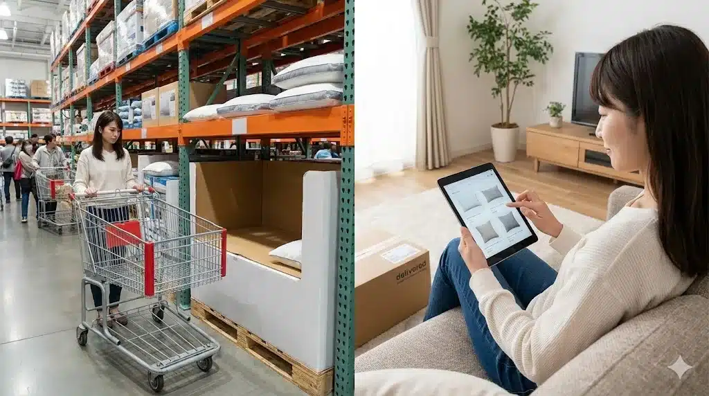 ⑫女神の無重力枕のコストコ在庫と通販の違い『コストコ 昭和西川女神の無重力枕(まくら)の口コミ 評判』