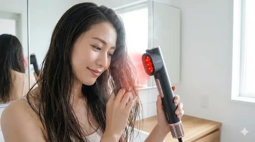 ⑩アイスレディドライヤーの効果は？髪質ケア機能『アイスレディドライヤー 偽物 口コミ やばい 最悪 ドンキ グローバル スタンダード』