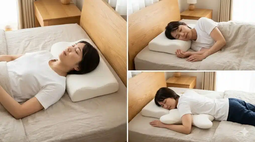 ⑩Derila枕の効果的な使い方と寝方のコツ『derila ergo デリラエルゴ 枕 口コミ 評判 どこの国 公式サイト』