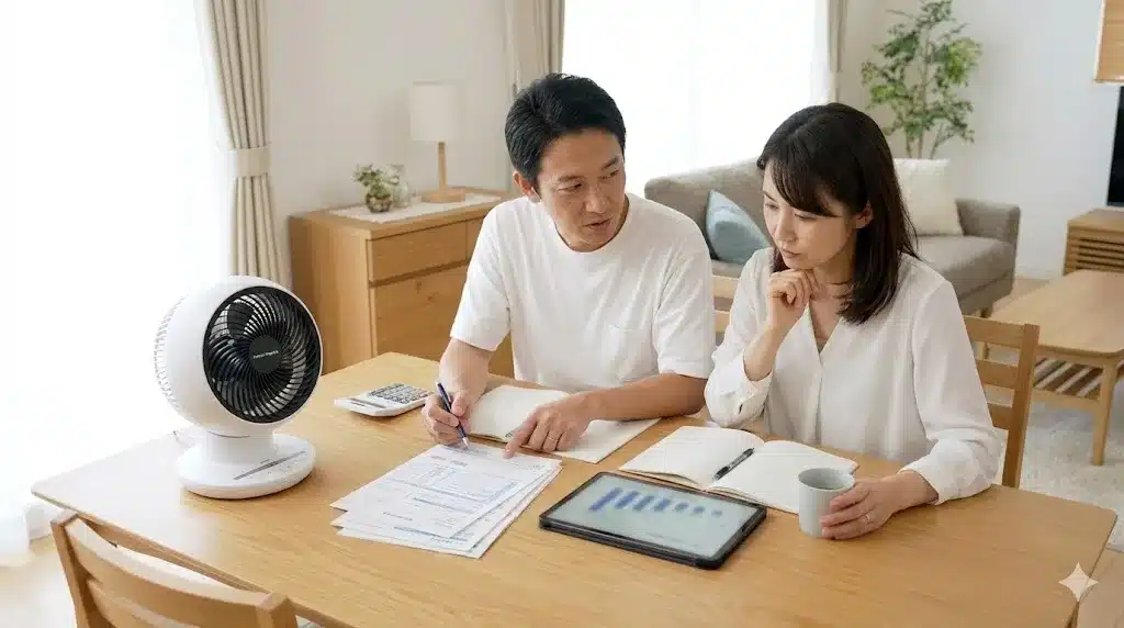 ⑩ファミラひえぽか温冷サーキュレーターの電気代や口コミ検証『ファミラ ひえぽか温冷サーキュレーター 口コミ 電気代』